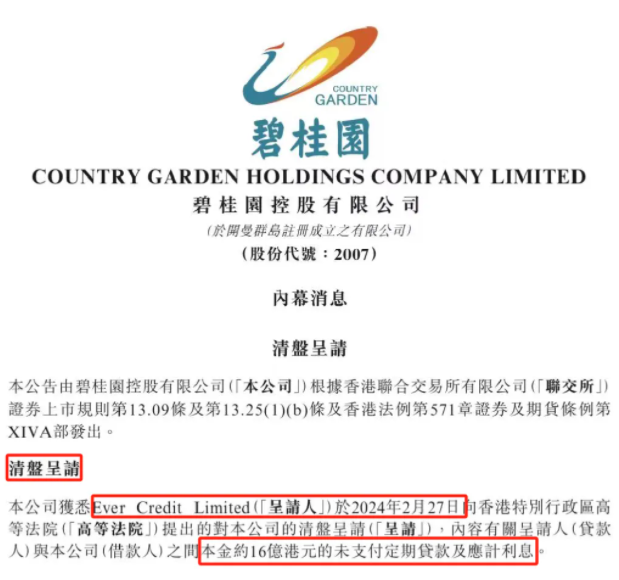 碧桂园 正式爆雷 倒计时！