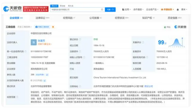 民生信托被强制执行3亿